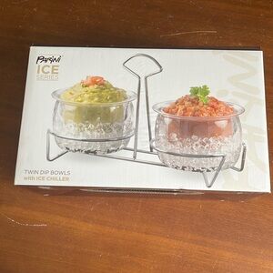 Panini Twin Dip Bowls with Ice chiller
